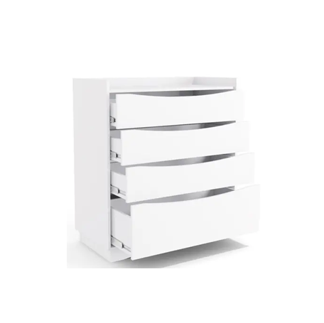 COMODA KAPPESBERG 3G 1 GAVETÃO M260 BRANCO/ NOGUEIRA