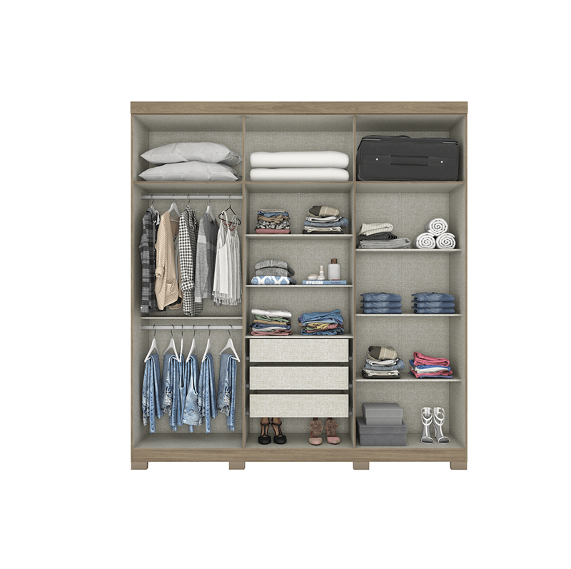 ROUPEIRO HENN 6 PORTAS JADE BRANCO D-139