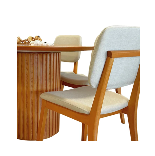 CJ MESA IMCAL LIVING C/6 CADEIRAS CLASSIC OURONT